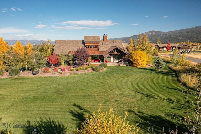 31 Haystack Dr, Bozeman, MT 59718 - exterior space featuring a mountain view and a patio