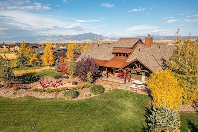 31 Haystack Dr, Bozeman, MT 59718 - drone / aerial view with a mountain view