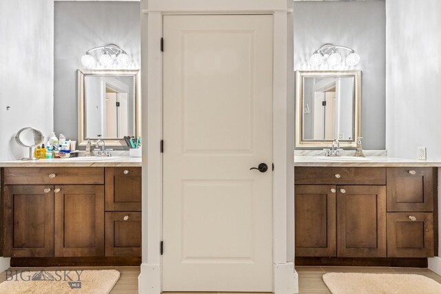 31 Haystack Dr, Bozeman, MT 59718 - bathroom featuring two vanities and a sink