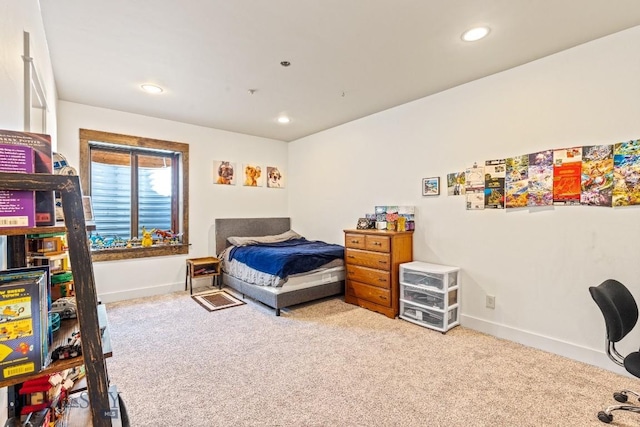 31 Haystack Dr, Bozeman, MT 59718 - bedroom featuring baseboards, carpet floors, and recessed lighting