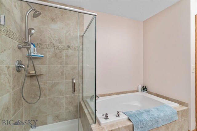 268 Pine Creek Dr, Bozeman, MT 59718 - full bathroom featuring a bath and a shower stall