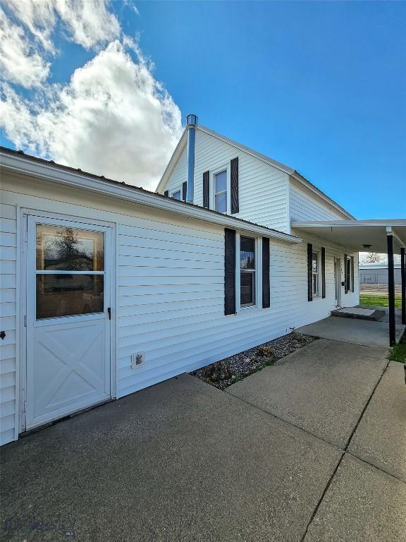 602 Harris, Big Timber, MT 59011 - view of home's exterior featuring a patio