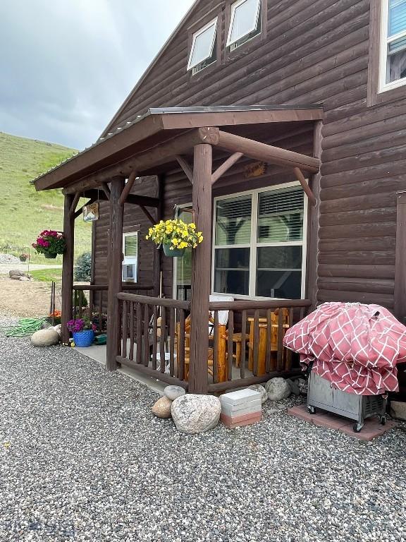 682 E River Rd, Pray, MT 59065 - wooden deck featuring area for grilling
