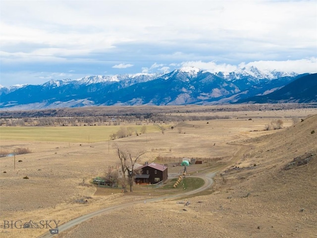 682 E River Rd, Pray, MT 59065 - view of mountain background with rural landscape