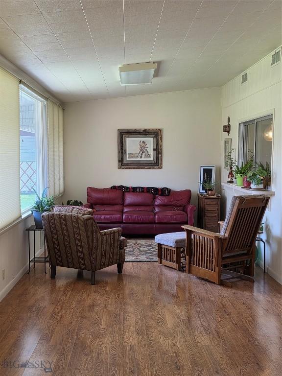 606 S Arizona, Dillon, MT 59725 - living room featuring wood finished floors
