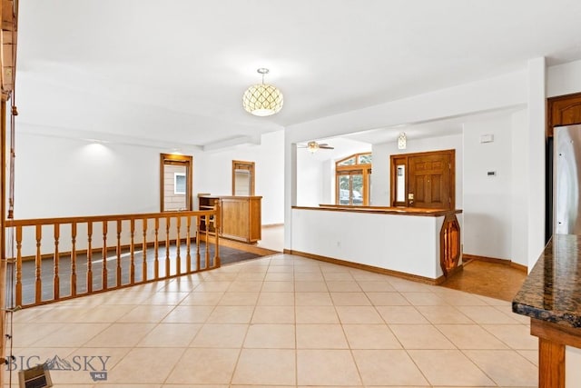 1413 Cherry Dr, Bozeman, MT 59715 - spare room with a ceiling fan and baseboards