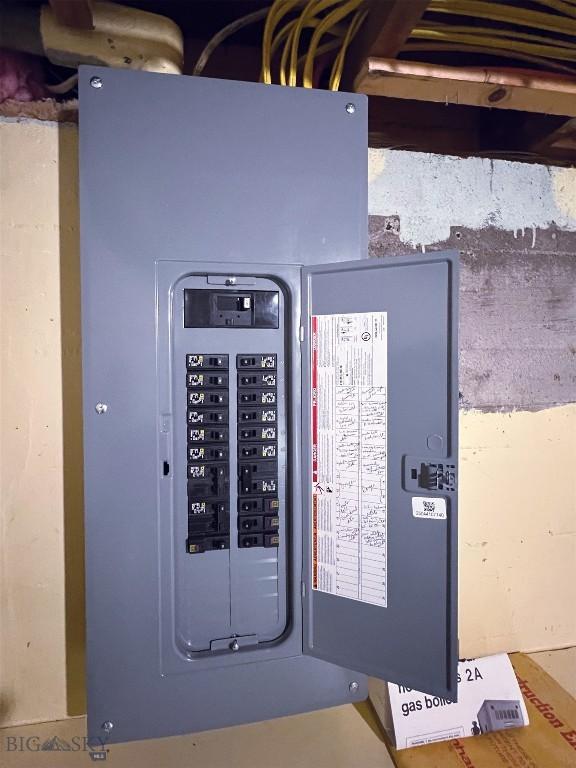 utilities with electric panel