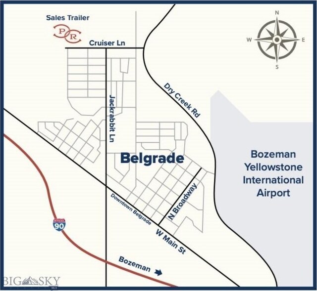 1520 Cyril Way, Belgrade, MT 59714 - map / location of property area
