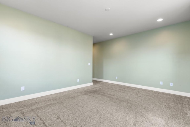1511 Masterson, Belgrade, MT 59714 - carpeted empty room featuring baseboards and recessed lighting