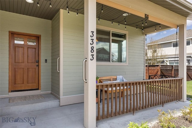 3383 Sora Way, Bozeman, MT 59718 - entrance to property featuring covered porch