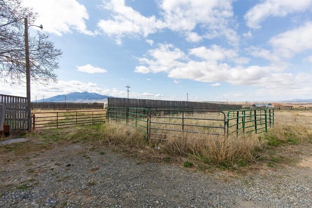 18 7m4r Rd, Sheridan, MT 59749 - view of yard featuring a view of countryside and a mountain view