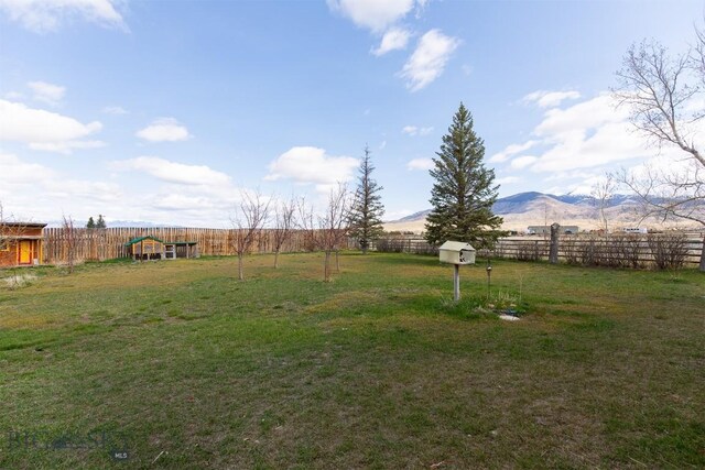 18 7m4r Rd, Sheridan, MT 59749 - view of yard featuring a mountain view