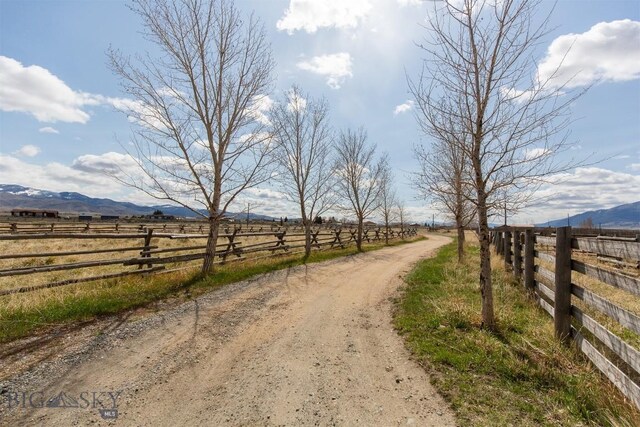 18 7m4r Rd, Sheridan, MT 59749 - view of street with a view of rural / pastoral area and a mountain view