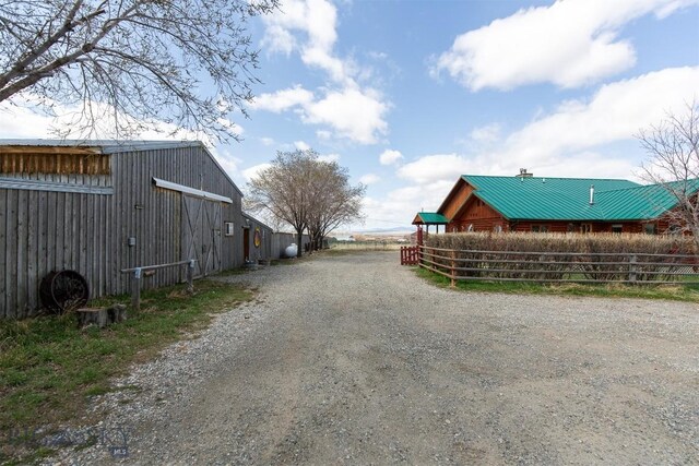 18 7m4r Rd, Sheridan, MT 59749 - view of street with a barn