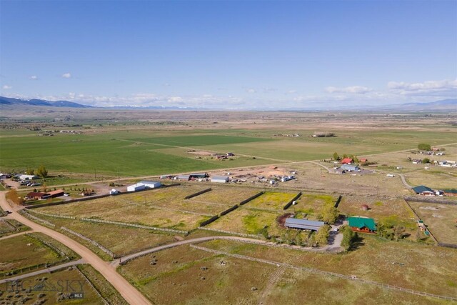 18 7m4r Rd, Sheridan, MT 59749 - aerial view of property and surrounding area with rural landscape and a mountain backdrop