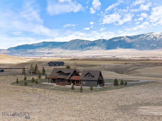 6 Browtine Ln, Ennis, MT 59729 - view of mountain feature with a rural view