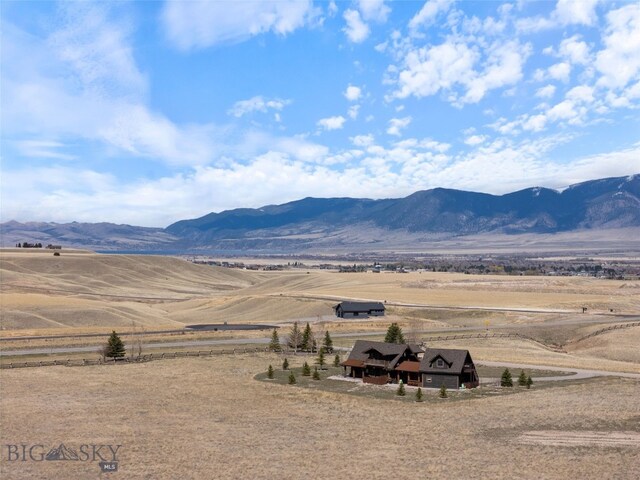 6 Browtine Ln, Ennis, MT 59729 - mountain view featuring a rural view