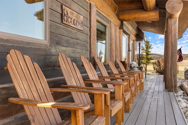 6 Browtine Ln, Ennis, MT 59729 - view of deck