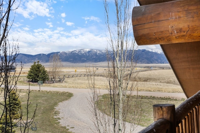 6 Browtine Ln, Ennis, MT 59729 - view of mountain feature featuring a rural view