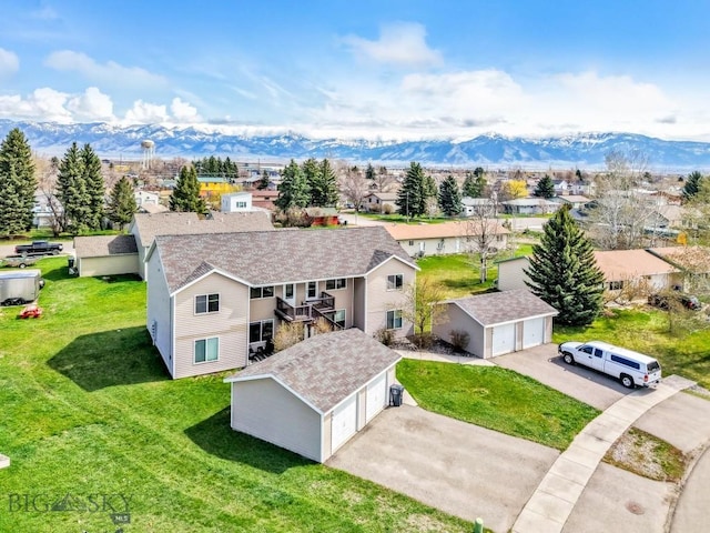 904 Jeanette Pl Unit 4, Belgrade, MT 59714 - aerial view featuring a mountain view and a residential view