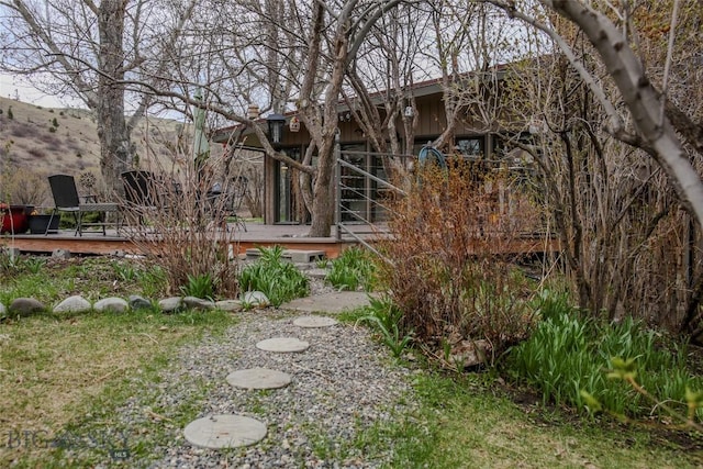 726 US Highway 10 W, Livingston, MT 59047 - view of yard featuring a deck
