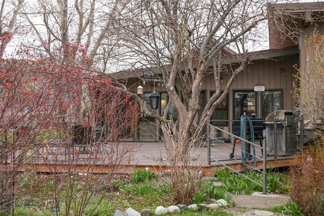 726 US Highway 10 W, Livingston, MT 59047 - rear view of house featuring a wooden deck