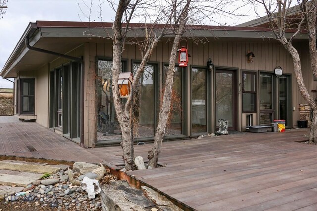 726 US Highway 10 W, Livingston, MT 59047 - view of wooden deck