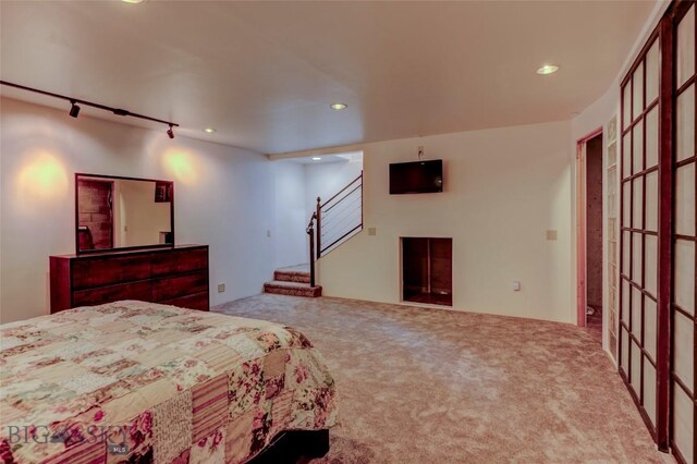 726 US Highway 10 W, Livingston, MT 59047 - bedroom featuring carpet, recessed lighting, and track lighting