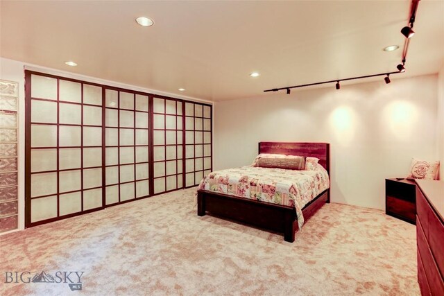 726 US Highway 10 W, Livingston, MT 59047 - carpeted bedroom with track lighting and recessed lighting