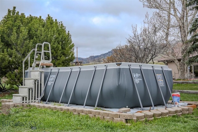 726 US Highway 10 W, Livingston, MT 59047 - view of pool featuring a mountain view