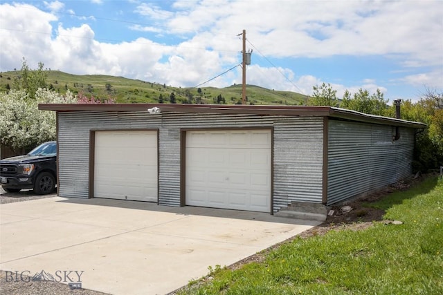 726 US Highway 10 W, Livingston, MT 59047 - detached garage featuring a mountain view