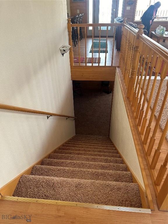 view of stairs