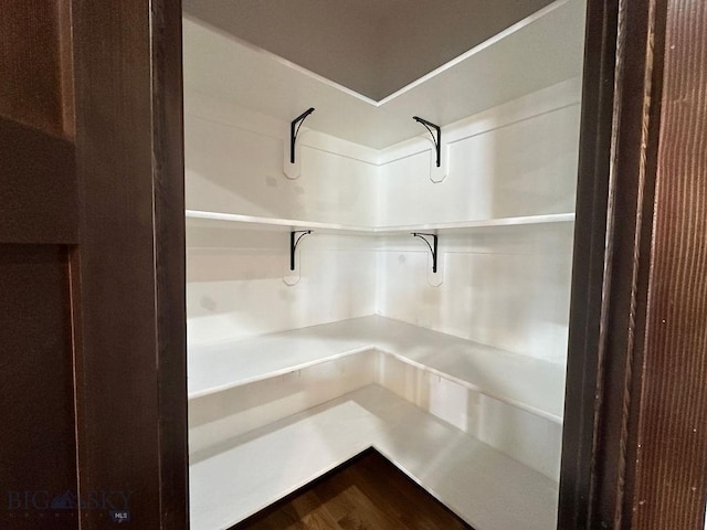 view of pantry