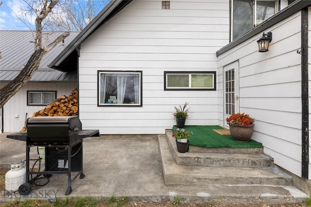 back of house featuring a patio area