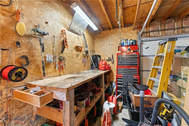 view of storage