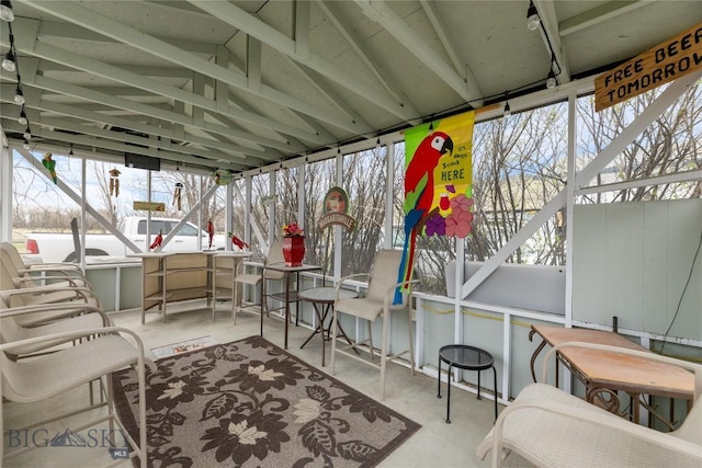 sunroom featuring plenty of natural light