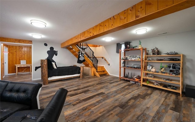 7550 Springhill Rd, Belgrade, MT 59714 - workout room featuring baseboards and wood finished floors