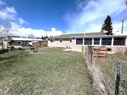 820 Lexington Ave, Butte, MT 59701 - view of yard with a sunroom