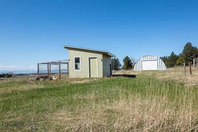 view of outbuilding featuring an outdoor structure