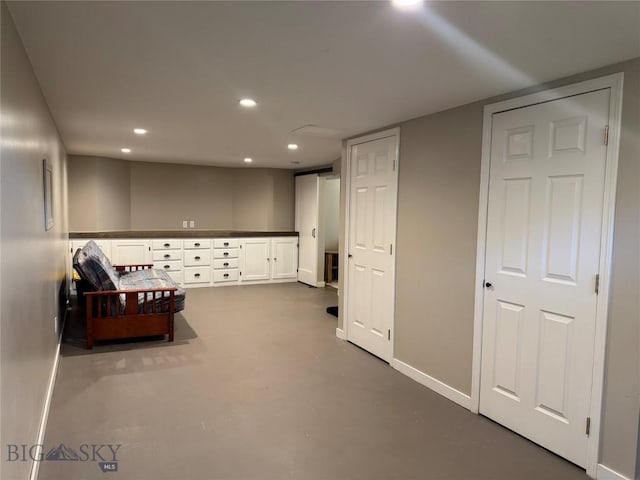 216 W 2nd Ave, Big Timber, MT 59011 - below grade area with recessed lighting and baseboards