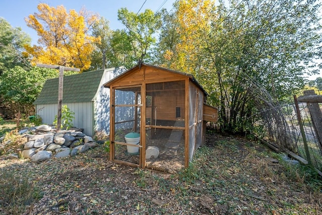 124 S M St, Livingston, MT 59047 - view of poultry coop