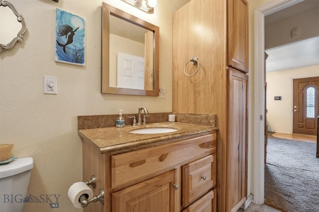 2300 S Dr, Butte, MT 59701 - bathroom featuring toilet and vanity