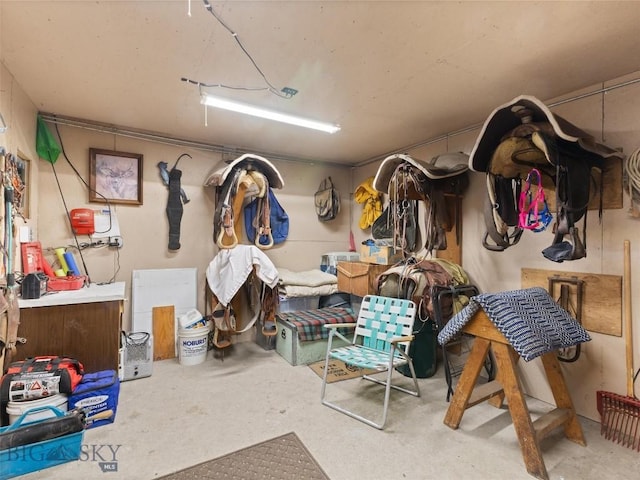 view of storage room