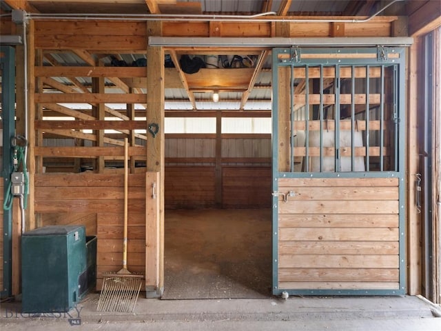 view of stable
