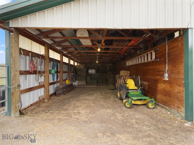 view of stable