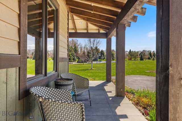 view of patio