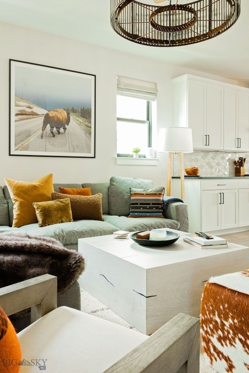 view of living area