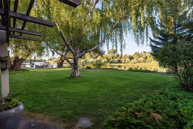 423 Riverview Ct, Great Falls, MT 59404 - view of yard with a water view