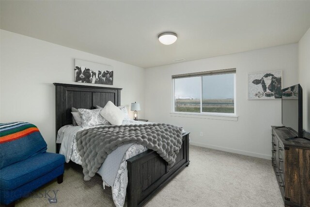 131 Stallion, Bozeman, MT 59718 - bedroom featuring baseboards and light colored carpet