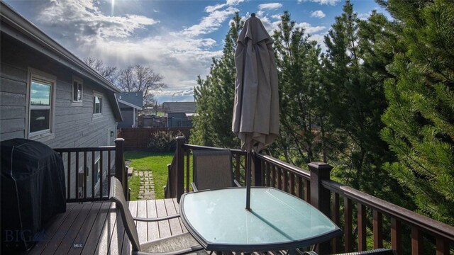 417 Henry Dr, Belgrade, MT 59714 - deck featuring outdoor dining space and area for grilling
